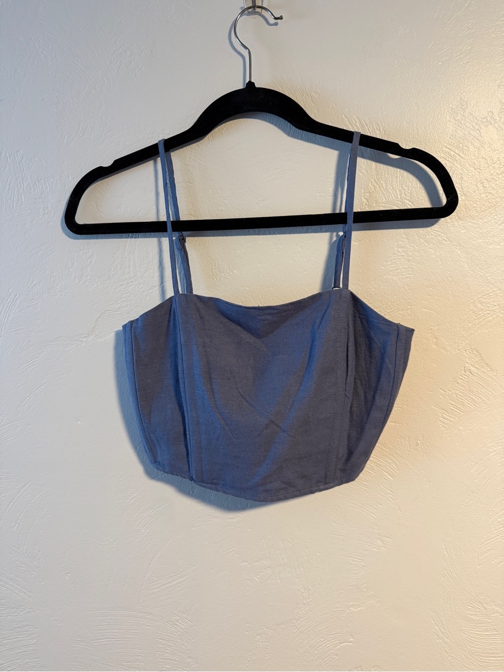 Women's Lavender Blue Crop Cami Top